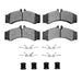 Disc Brake Pad Set Dynamic Friction 1551-1136-01