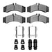 Disc Brake Pad Set Dynamic Friction 1214-1136-02