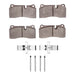 Disc Brake Pad Set Dynamic Friction 1551-1155-22