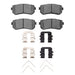 Disc Brake Pad Set Dynamic Friction 1551-1157-02