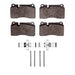 Disc Brake Pad Set Dynamic Friction 1600-1165-01