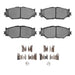 Disc Brake Pad Set Dynamic Friction 1551-1178-01