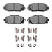 Disc Brake Pad Set Dynamic Friction 1552-1184-11