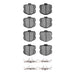 Disc Brake Pad Set Dynamic Friction 1551-1185-11