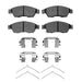 Disc Brake Pad Set Dynamic Friction 1551-1195-01