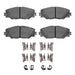 Disc Brake Pad Dynamic Friction 1311-1211-01