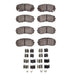 Disc Brake Pad Set Dynamic Friction 1551-1265-01