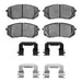 Disc Brake Pad Set Dynamic Friction 1551-1295-04