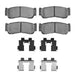 Disc Brake Pad Set Dynamic Friction 1551-1297-01