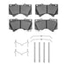 Disc Brake Pad Set Dynamic Friction 1214-1303-01
