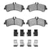 Disc Brake Pad Set Dynamic Friction 1214-1318-01