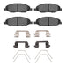 Disc Brake Pad Set Dynamic Friction 1551-1345-01