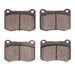 Disc Brake Pad Set Dynamic Friction 1115-1366-00