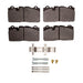 Disc Brake Pad Set Dynamic Friction 1551-1395-01