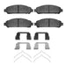 Disc Brake Pad Set Dynamic Friction 1600-1401-01