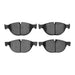 Disc Brake Pad Set Dynamic Friction 1551-1409-00