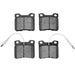 Disc Brake Pad Set Dynamic Friction 1311-1480-00
