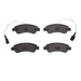 Disc Brake Pad Set Dynamic Friction 1214-1490-00