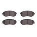 Disc Brake Pad Set Dynamic Friction 1000-1539-00