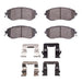 Disc Brake Pad Set Dynamic Friction 1551-1539-01
