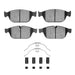 Disc Brake Pad Set Dynamic Friction 1600-1546-01