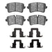 Disc Brake Pad Set Dynamic Friction 1551-1547-11