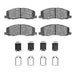 Disc Brake Pad Set Dynamic Friction 1551-1558-01