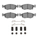 Disc Brake Pad Set Dynamic Friction 1551-1568-01