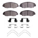 Disc Brake Pad Set Dynamic Friction 1551-1578-01
