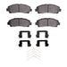 Disc Brake Pad Set Dynamic Friction 1551-1584-01