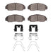Disc Brake Pad Set Dynamic Friction 1551-1608-01
