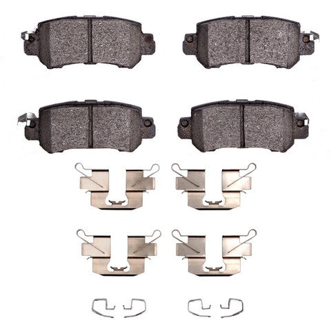 Disc Brake Pad Set Dynamic Friction 1551-1624-01