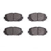 Disc Brake Pad Set Dynamic Friction 1551-1628-00
