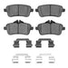 Disc Brake Pad Set Dynamic Friction 1551-1630-01