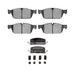 Disc Brake Pad Set Dynamic Friction 1600-1636-11