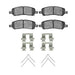 Disc Brake Pad Set Dynamic Friction 1551-1647-01