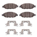 Disc Brake Pad Dynamic Friction 1311-1649-01