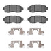 Disc Brake Pad Set Dynamic Friction 1551-1650-01