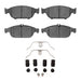 Disc Brake Pad Set Dynamic Friction 1600-1652-01