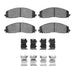 Disc Brake Pad Set Dynamic Friction 1214-1680-01