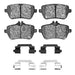 Disc Brake Pad Set Dynamic Friction 1600-1689-01