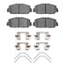 Disc Brake Pad Set Dynamic Friction 1115-1697-01