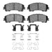 Disc Brake Pad Set Dynamic Friction 1551-1736-01