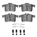 Disc Brake Pad Set Dynamic Friction 1551-1747-01