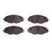 Disc Brake Pad Set Dynamic Friction 1600-1760-00