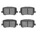 Disc Brake Pad Set Dynamic Friction 1551-1766-00