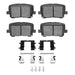 Disc Brake Pad Set Dynamic Friction 1551-1766-01