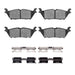 Disc Brake Pad Set Dynamic Friction 1214-1790-01