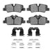 Disc Brake Pad Set Dynamic Friction 1600-1800-01