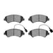Disc Brake Pad Set Dynamic Friction 1214-1842-00